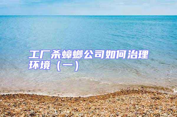 工廠殺蟑螂公司如何治理環境（一）
