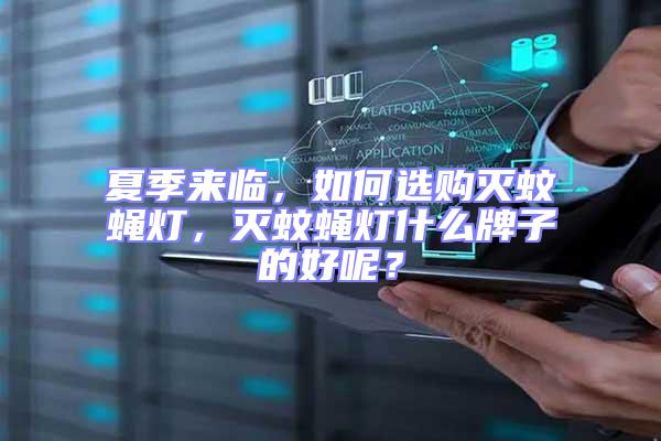 夏季來臨，如何選購滅蚊蠅燈，滅蚊蠅燈什么牌子的好呢？