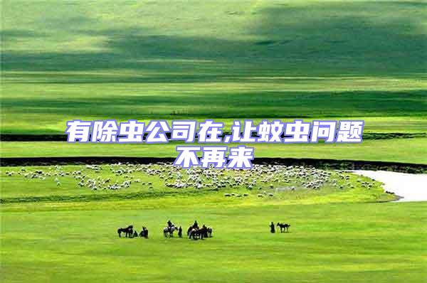 有除蟲公司在,讓蚊蟲問題不再來(lái)