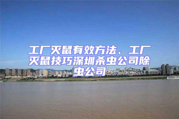工廠滅鼠有效方法、工廠滅鼠技巧深圳殺蟲公司除蟲公司