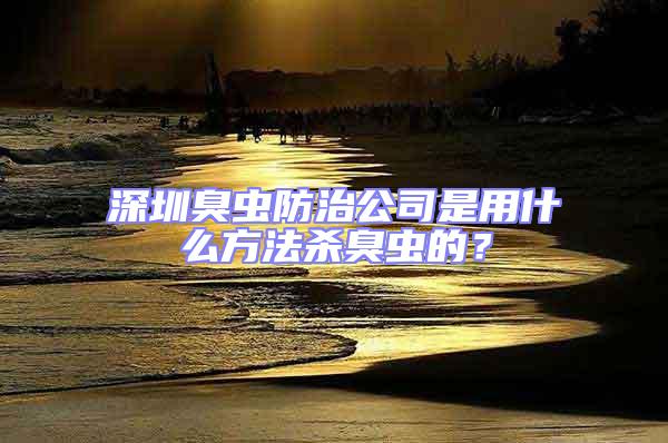 深圳臭蟲防治公司是用什么方法殺臭蟲的？