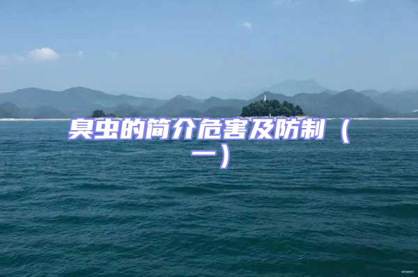 臭蟲(chóng)的簡(jiǎn)介危害及防制（一）