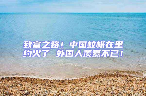 致富之路！中國蚊帳在里約火了 外國人羨慕不已！