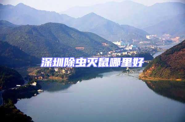 深圳除蟲滅鼠哪里好