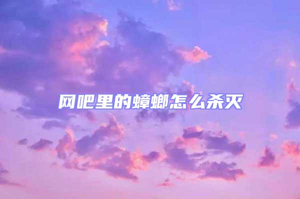 網吧里的蟑螂怎么殺滅