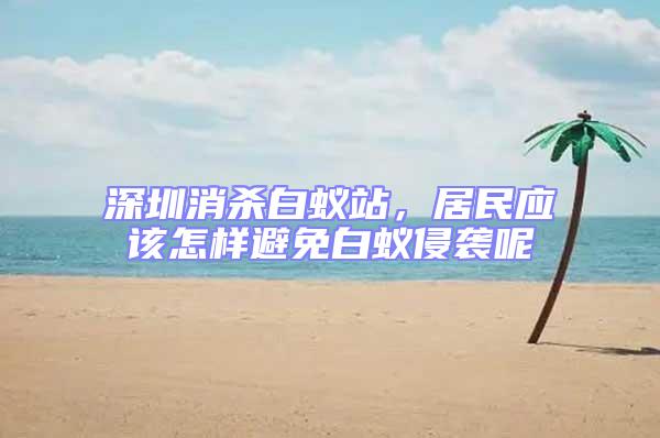 深圳消殺白蟻站，居民應(yīng)該怎樣避免白蟻侵襲呢