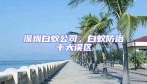 深圳白蟻公司，白蟻防治十大誤區