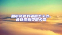 超市商鋪有老鼠怎么辦，首選深圳滅鼠公司